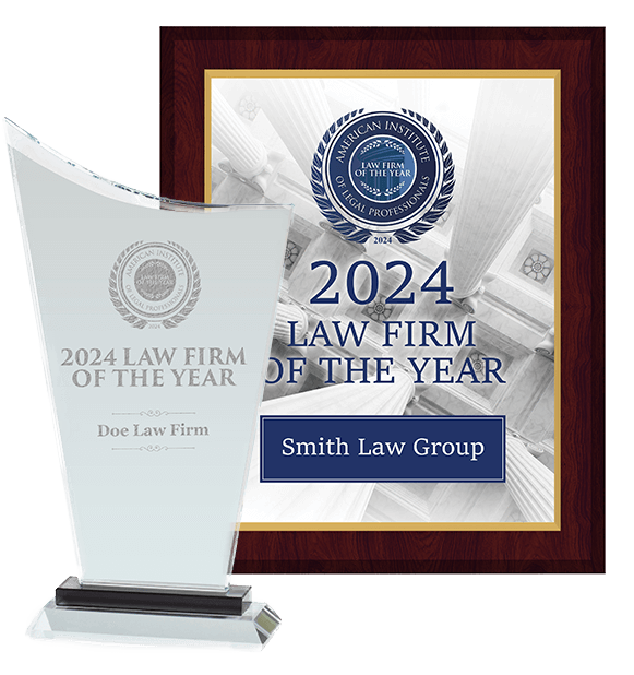 Law Firm of the Year 2024 plaque