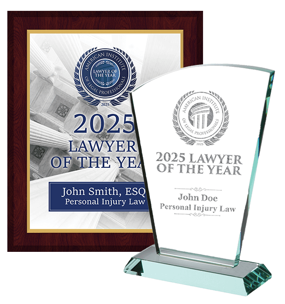 2025 Lawyer of the Year plaque